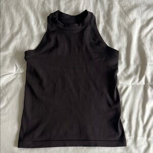 Athleta size XS renew racerback seamless tank brown